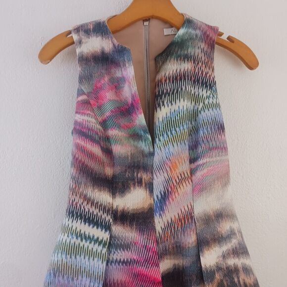 Alexis Matthew Pleated printed twill dress size XS - Picture 3 of 8